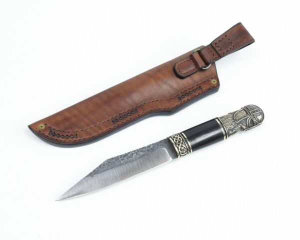 Handmade Viking Scramasax Knife – Authentic Scandinavian Seax Blade | High Carbon Steel | Norse Knife Gift for Men | Cross Miles Viking Seax - Image 7