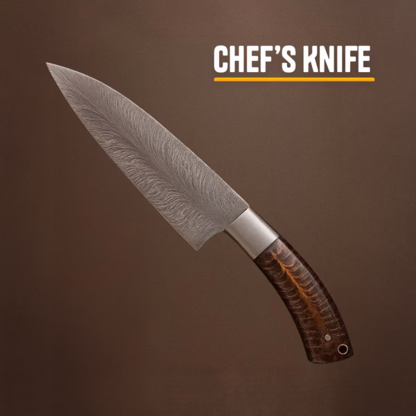 Lumina Edge Handmade 3pc Damascus Steel Knife Set – Premium Chef - Image 3