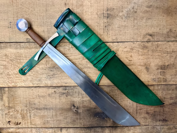 Cleaver Falchion - 13thC to 14thC Reproduction Medieval Sword - Image 6